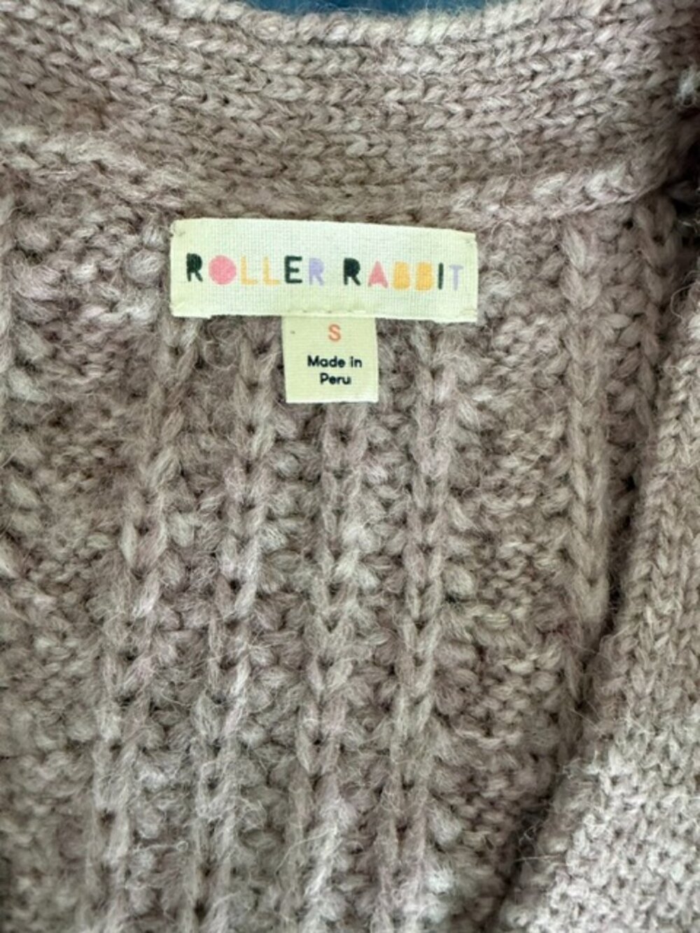 Roller Rabbit Alpaca Knit Cardigan - Picture 3 of 5